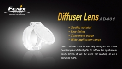 Fenix AD401 Diffuser Lens 