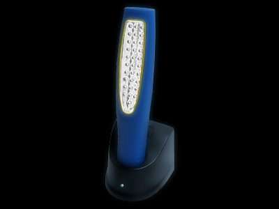 Led Stableuchte Akku Profi-Ausfürung 30 Leds + Ladestation 